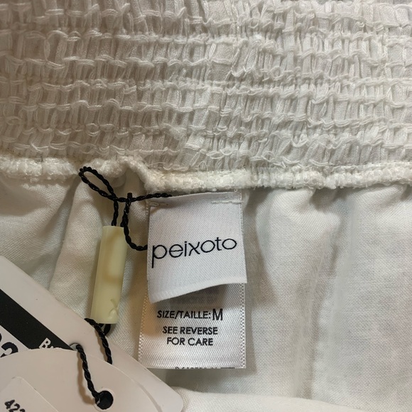 NWT Peixoto white Quinn Crop Top (sz S) & Aurora Mini Skirt (sz M) set - Picture 4 of 10